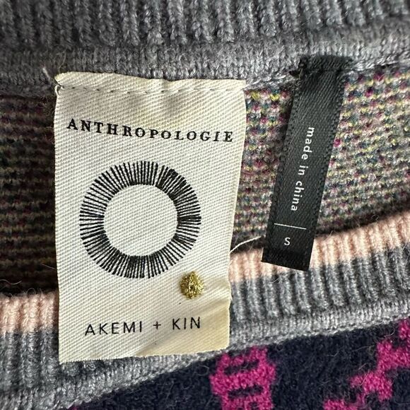 Anthropologie Akemi + Kim Kaleidoscope Sweater Dress Size Small - Picture 4 of 11